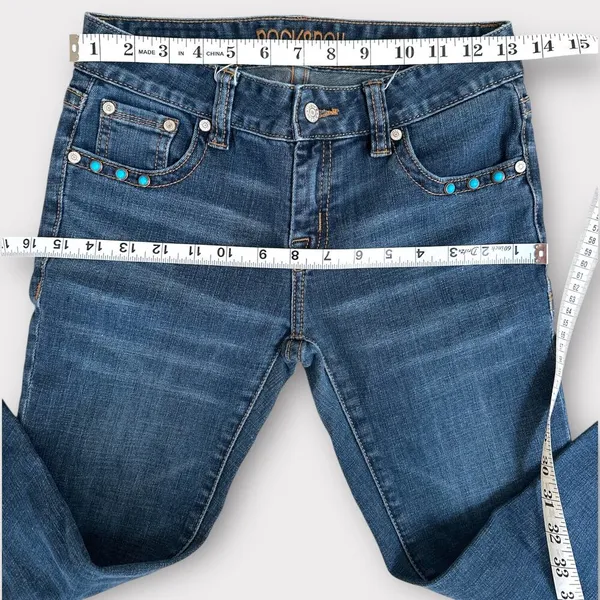 Rock & Roll boot cut low rise jeans 14 / 24 - Image 6
