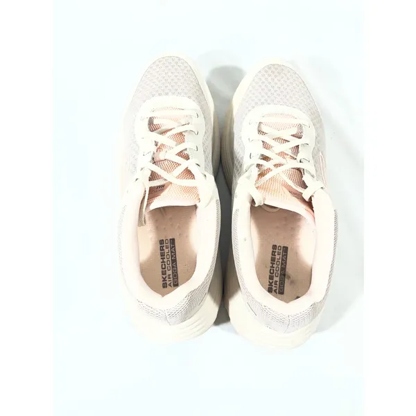 Skechers‎ Max Cushioning Mesh Sneakers Women 9.5 Gray Pink Natural Rocker Sole - Image 5