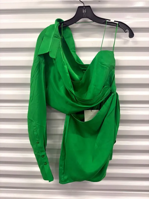Gauge81 Arica Silk Mini Dress Jungle Womens Size XS - Image 3