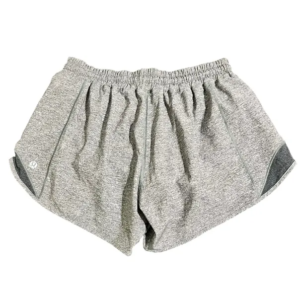 Lululemon Hotty Hot Shorts 8 Long Heather Lux Multi Black Heathered Black W7ATLT - Image 2