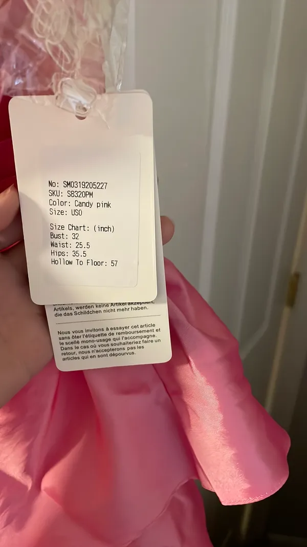 Stacees prom dress Pink Size XS - Image 3