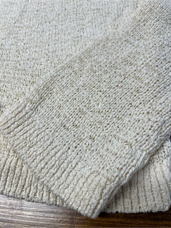 J. Crew Montauk pullover sweater in Antique White Size Small - Image 9