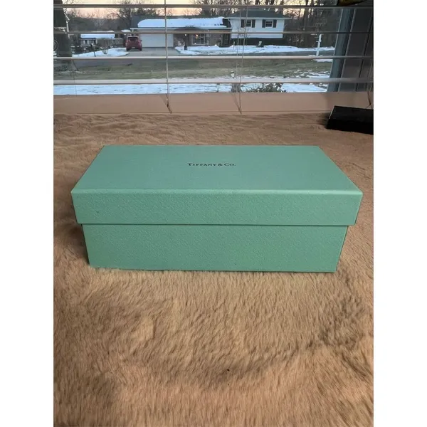 Tiffany & Co Women's Eyeglasses Case Black w/ Blue Accents Full Rim - Image 13