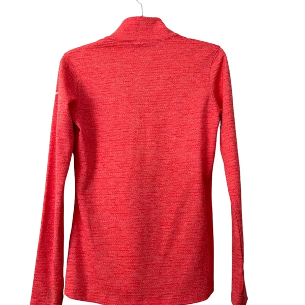Nike Dri-FIT women’s Half-Zip coral Golf Top- Medium - Image 3