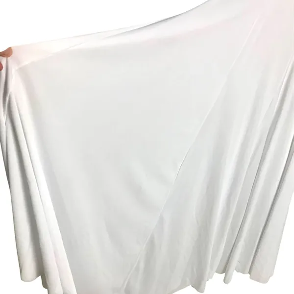 Body Wrappers Praise Dance Dress M White Green Praise Liturgical Worship White - Image 5