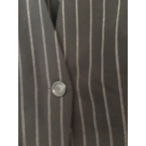 Studio 1940 Women's Pinstripe 2 Piece Blazer Jacket & Skirt Set Size 26W - Image 4