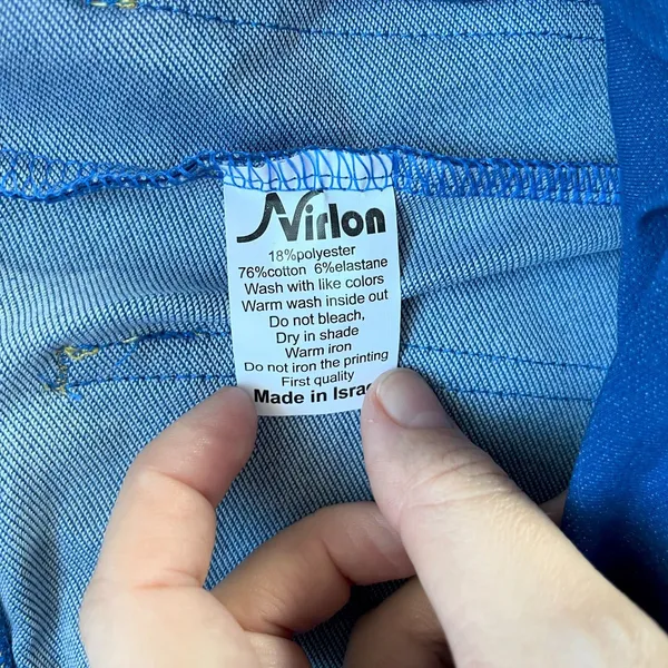 NWT Nirlon NirJEANS™ Crossover Wide Leg Jeggings with Pockets Size 12 / L - Image 5