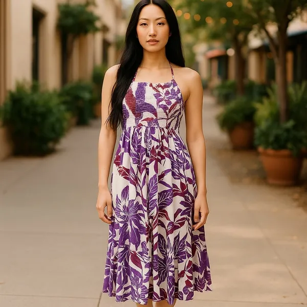 Free People Heat Wave Maxi Slip Tropical Floral Dress XS - Image 3