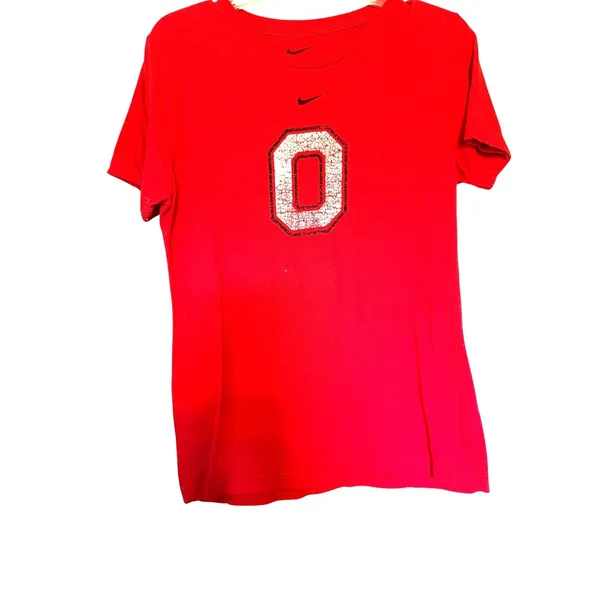 Nike Ohio State Buckeyes Large T-Shirt‎ O Logo - Image 3