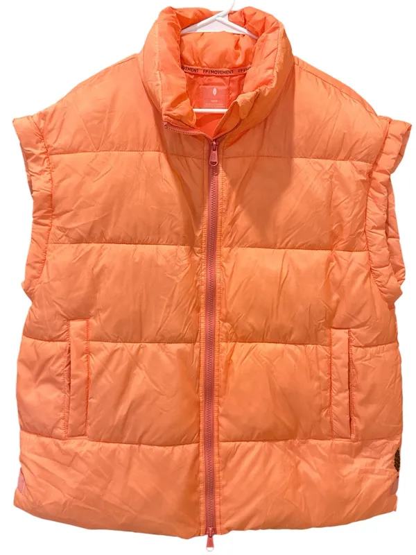 Free People Movement In A Bubble Puffer Vest in Fruit Punch Size: XS - Image 3