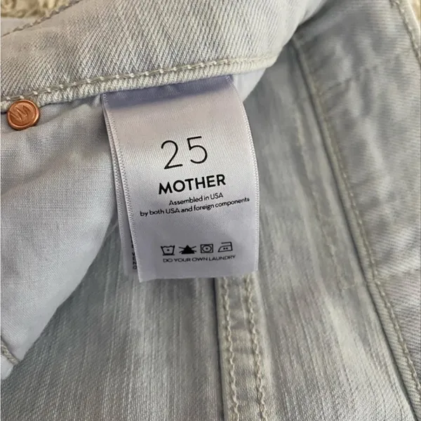 MOTHER Frayed Denim Miniskirt (NEVER WORN) - Image 5