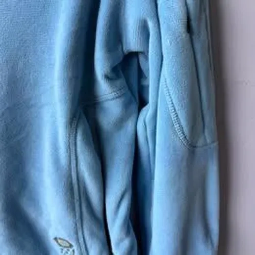 Mountain Hardwear Monkey Woman Fleece Jacket Blue Full Zip Small High Loft - Image 3
