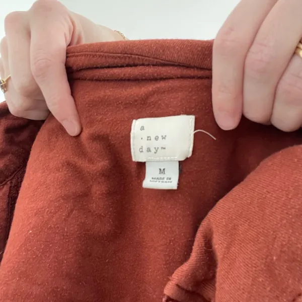 A New Day Rust Half-Zip Pullover - Image 4