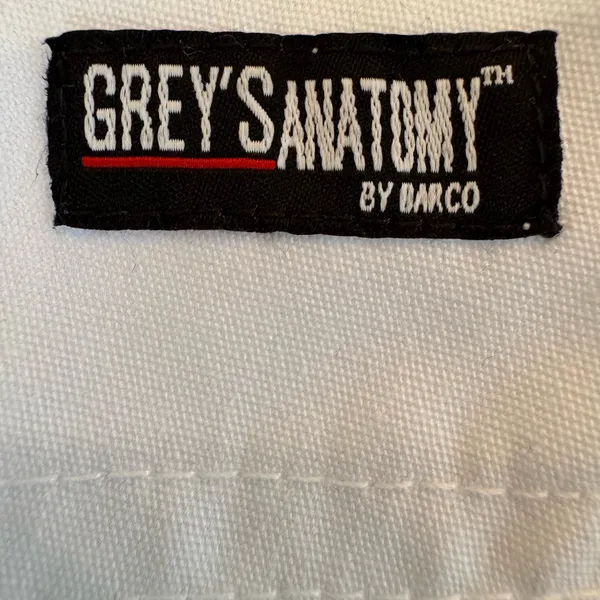 ABC STUDIOS GREY’S ANATOMY TV Clothes large NWT WITH COSTUMES DEPARTMENT TAG white lab coat - Image 6