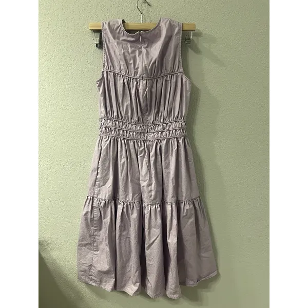 Love‎ Bonito Purple Sleeveless A-Line Dress Size 4 - Image 3