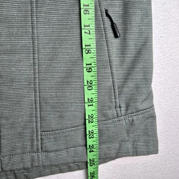 Free Country Womens‎ Softshell Jacket Olive Green Faux Fur Lined Hooded Small - Image 14