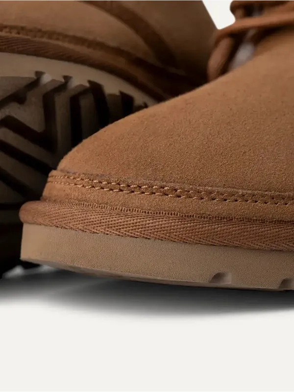 NEW UGG Women’s Neumel Suede Wool Lace-Up Chestnut Ankle Chukka Boots, Size 10 - Image 13