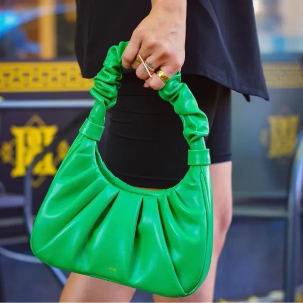 JW‎ PEI Gabbi Ruched Hobo Handbag - Grass green - Image 3
