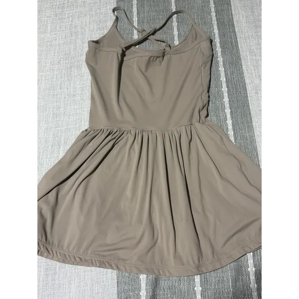 Better‎ Together Women Small Taupe Brown Active Exercise Dress OKJ041 Strappy S - Image 6