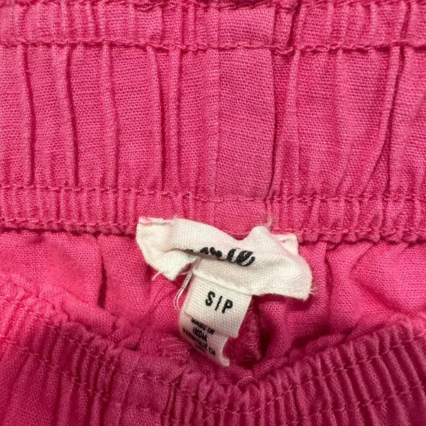Bright pink‎ aerie ruffle shorts - Image 3