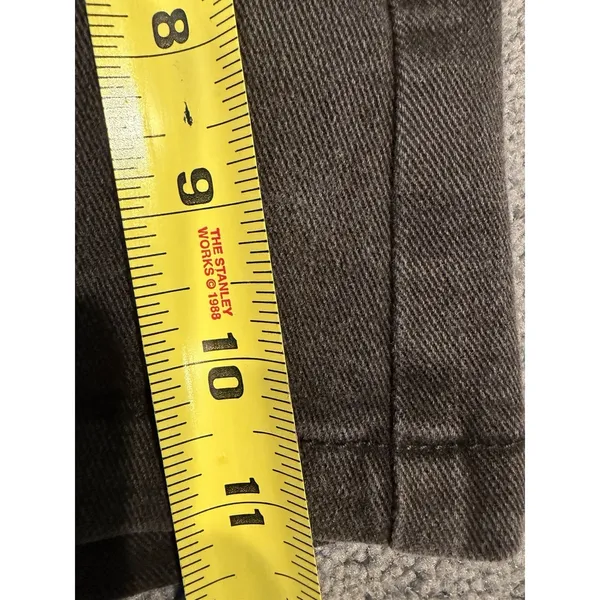 Project Indigo Black Denim Skort Size 5 NWT Stretch Jean Mini Skirt Shorts - Image 10