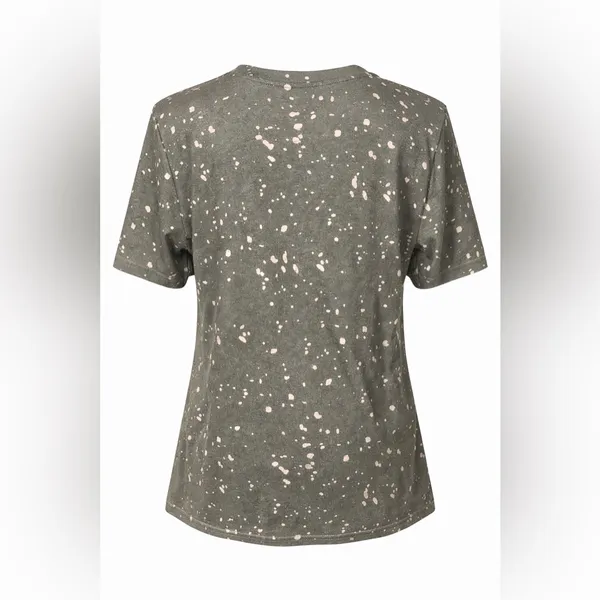 Stylish Cactus Print Women's Top Green Size M - Image 3