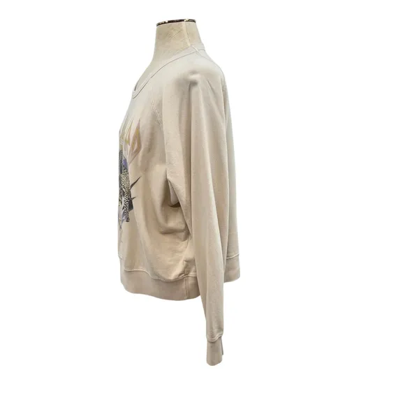 Daydreamer Def‎ Leppard On The Prowl 1987 Sweatshirt Beige Cream Size Medium - Image 7