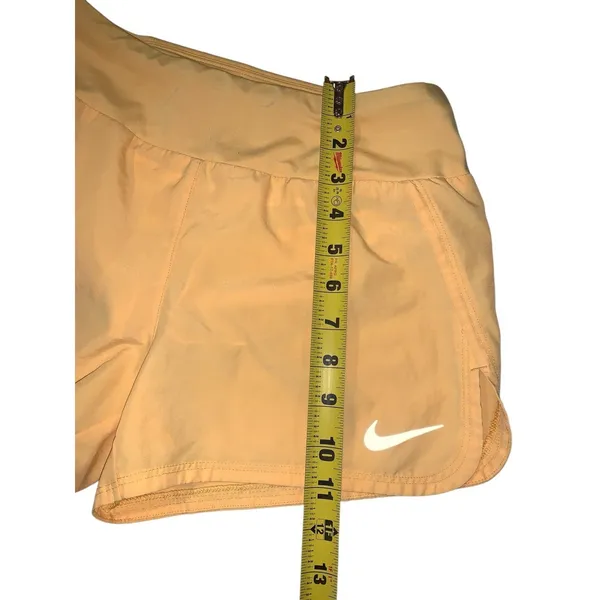 Nike Running Shorts Womens XS Orange Dri-FIT Reflective Athletic‎ Sporty Gymcore - Image 5
