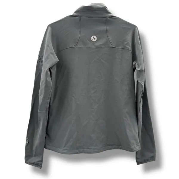Marmot Women's Tempo Jacket Gray Long Sleeve Full Zip Embroidered Jacket‎ Sz S - Image 4