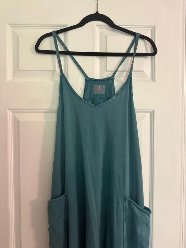 Free People Women's Hot Shot Onesie, Hydro, Blue, M - Image 3