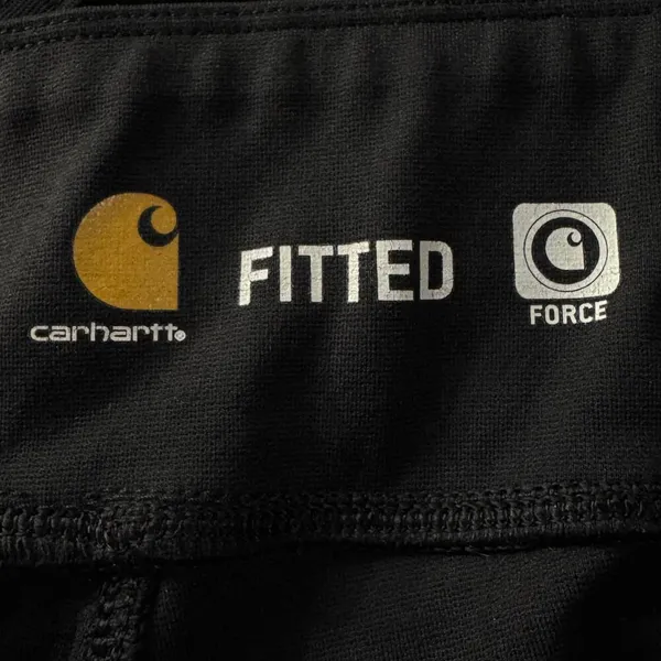 Carhartt Force X-Large (16/18) Fitted Legging Pants Hi-Rise Stretch Pocket Black - Image 8