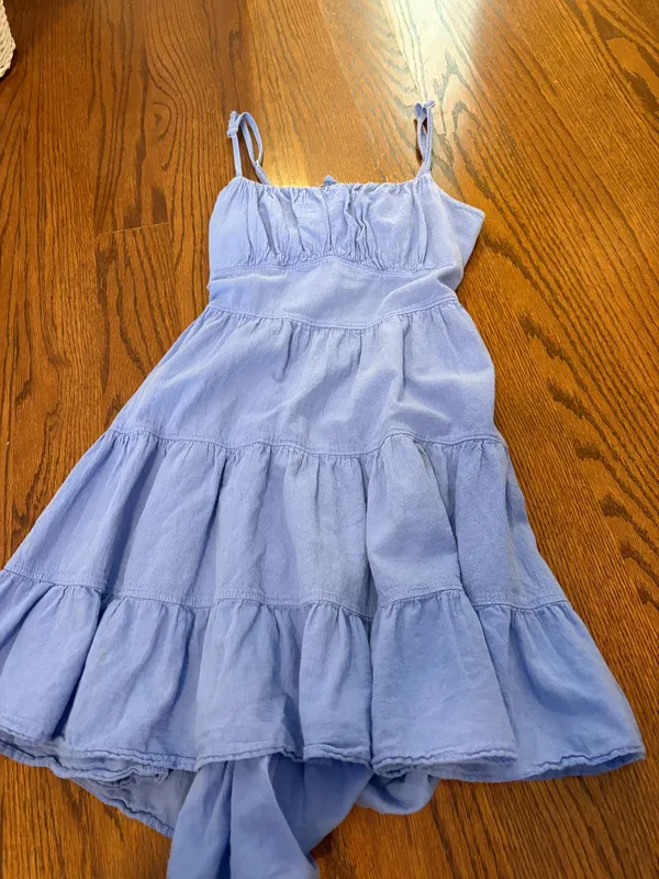blanco by nature blue mini dress - Image 2