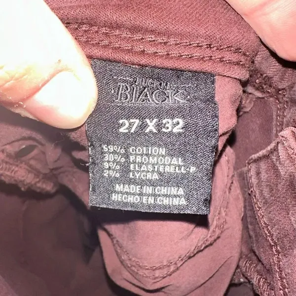 Buckle Black maroon 27x32 skinny normcore jeans - Image 3