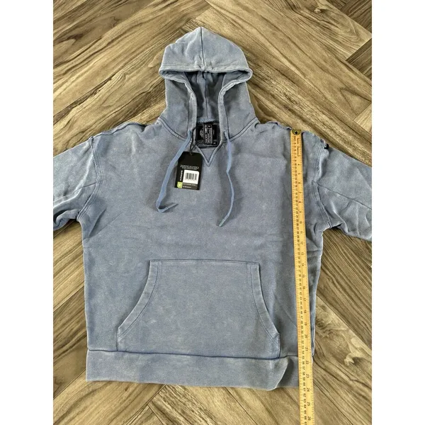ALPHALETE Women’s Terry Oversized Hoodie - Celestial Blue ,Size Medium - Image 5