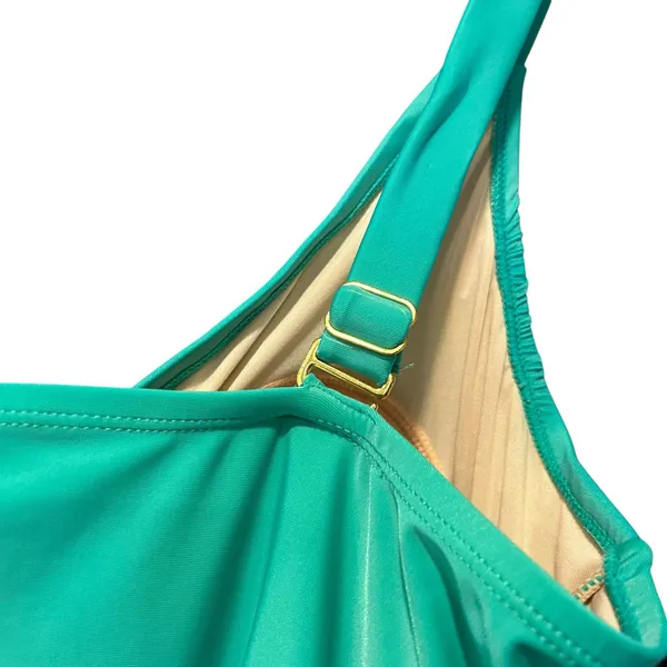 Caribbean Sand Swim Suit Green Beach Summer Ocean One Piece 22W Sculpting - Image 6