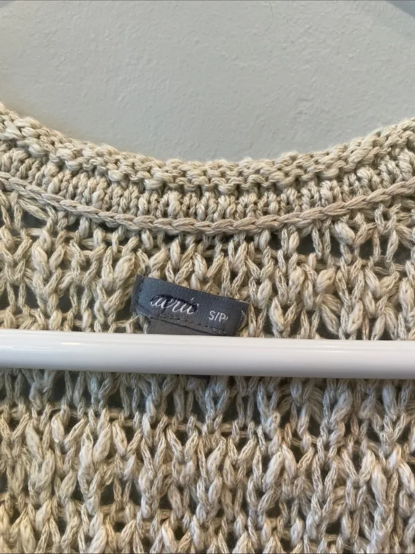 Women’s Cream sweater Tank Top - Image 2