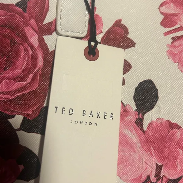 Ted Baker Pink and Red Floral Tote Bag - Image 6