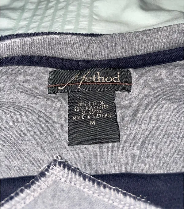 Method Navy Sweater Blue Size M - Image 3