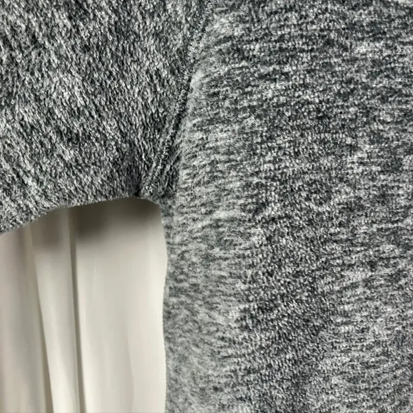 Eddie Bauer Womens Small Quarter Zip Pullover Long Sleeve Gray Athleisure‎ - Image 6