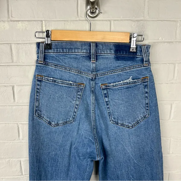 Abercrombie + Fitch Curve Love Ankle Straight Ultra High Rise Jeans Size 27/4 - Image 9