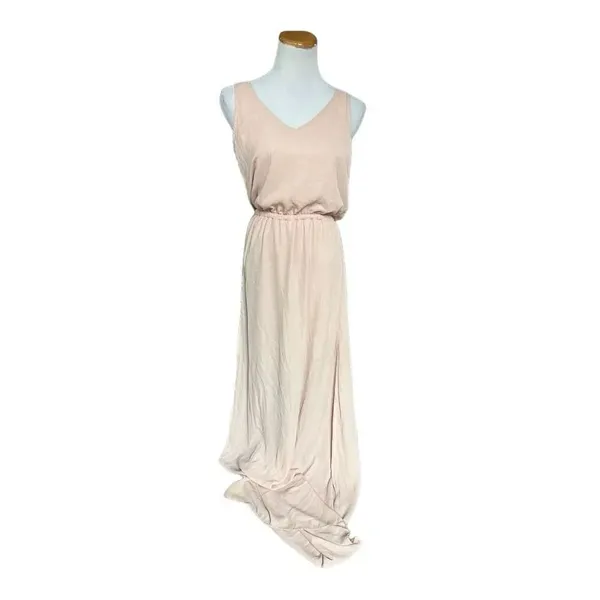 Womens Show Me Your Mumu Kendall Soft Peach Long Maxi Dress - Sz S - Image 4
