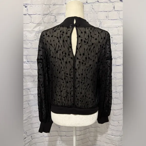 ZARA Combination Crop Top large Black - Image 4