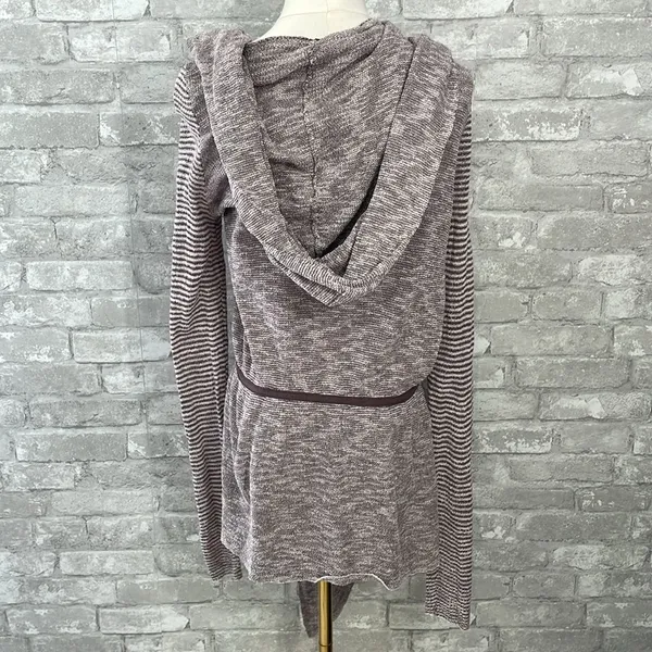 Free People For Keeps Hooded Cardigan Sweater Tie Front - Image 5
