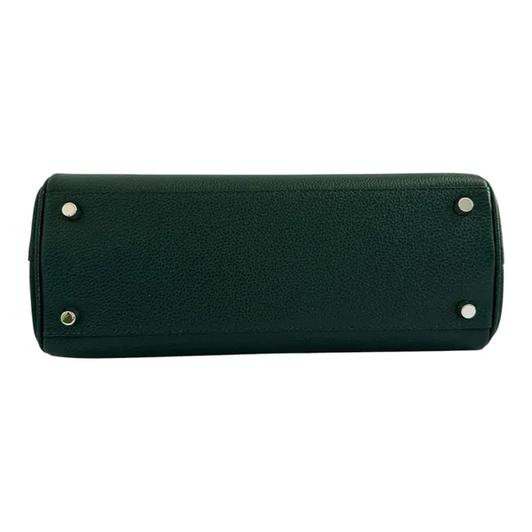 Gucci Small Zumi Green Grainy Leather Handbag - Image 5