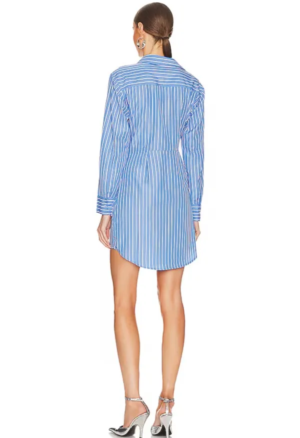 Steve Madden Blue and White Striped Dress - Image 2
