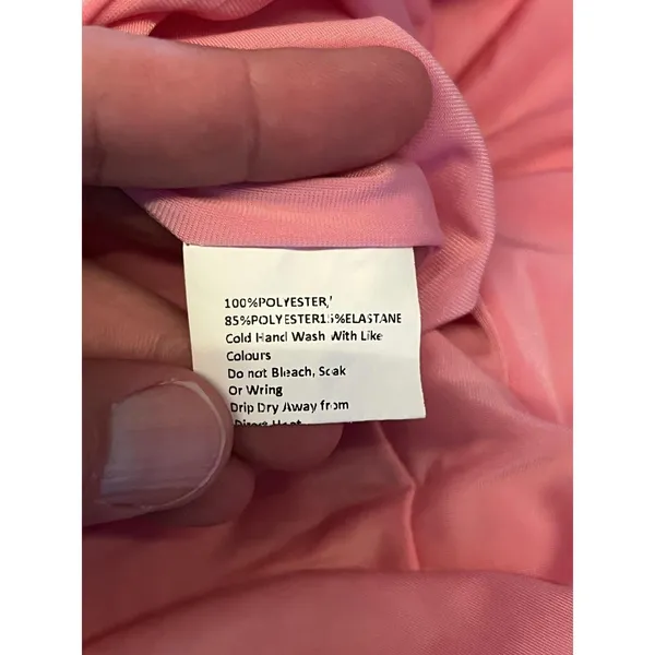 Petal + Pup Dress Womens Medium Pink Sequin Cutout V Neck Bodycon Mini Party - Image 10