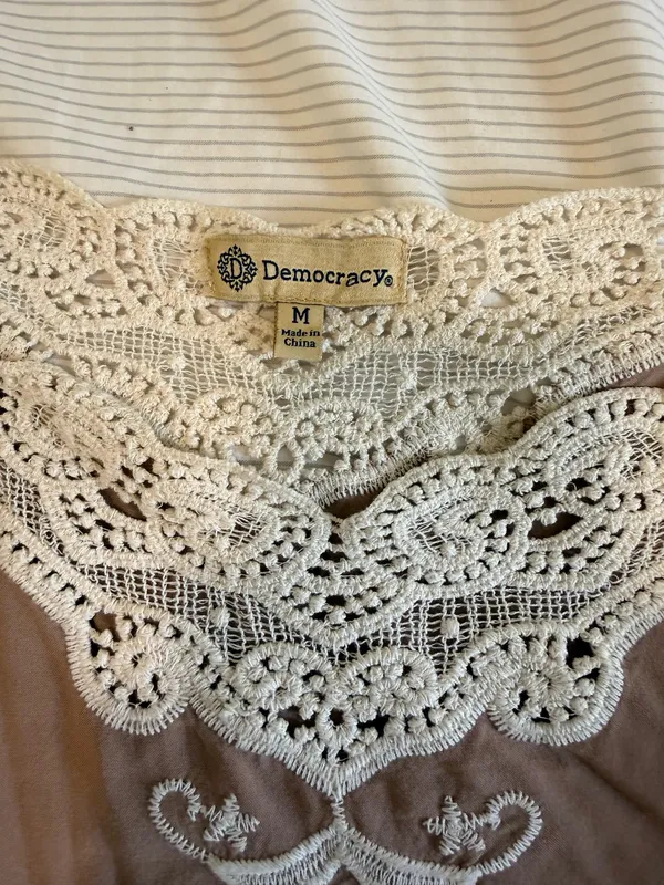Thrifted Vintage Democracy Top  - Image 3