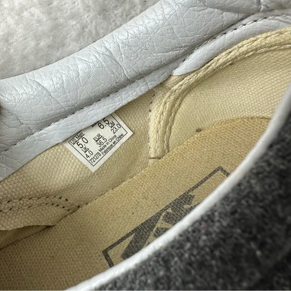 Vans Classic Gray Quilted Slip-On Loafers Canvas Unisex Men’s 5.0 Or Women’s 6.5 - Image 15