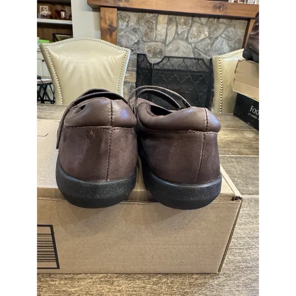 David Tate Women's Gentle Mary Jane Flat Sneaker Brown Size‎ 10.5 Medium - Image 6