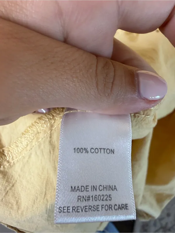 Stitchdrop Mustard Yellow Tiered Midi Maxi Dress XS 100% Cotton - Image 4